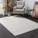 Rug Branch Transitional Modern Grey Beige Indoor Area Rug - 5x7