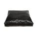 Noora Lambskin Leather Seat Cushion Cover | Dining Cushion Cover Table Seat Cover Square Bench Floor Cushion Cover Customized Leather Pet Bed- Black SB198