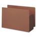 Redrope Drop-Front End Tab File Pockets Fully Lined 6.5 High Gussets 5.25 Expansion Legal Size Redrope/Brown 10/Box | Bundle of 5 Boxes