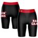 Women's Black/Red Louisiana Ragin' Cajuns Plus Size Logo Bike Shorts