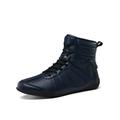 Crocowalk Women & Men Slip Resistant Lace Up Wrestling Shoes Training Boxing Shoe Nonslip High Top Sneakers Blue 5