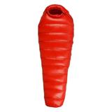 Lightweight Outdoors Mummy Down Sleeping Bag Camping Hiking Backpacking Water The Sleep Bag with Compression Sack Red 400g 210x80cm