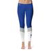 Women's Blue/White Eastern Illinois Panthers Ankle Color Block Yoga Leggings