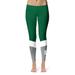 Women's Green/Gray Eastern New Mexico Greyhounds Ankle Color Block Yoga Leggings