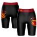 Women's Black/Maroon Iowa State Cyclones Logo Bike Shorts