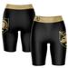 Women's Black/Gold Army Black Knights Plus Size Logo Bike Shorts