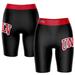 Women's Black/Red UNLV Rebels Plus Size Logo Bike Shorts