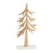 The Holiday Aisle® Crisp Tabletop Tree Metal in Yellow | 14.25 H x 6.75 W x 3 D in | Wayfair 068945F0881B4D859470E269E102869E