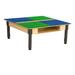 Wood Designs Time-2-Play Table Wood/Plastic in Black | 18.5 H x 35 W x 31 D in | Wayfair TPSQTSA1217-SBG