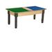 Wood Designs Rectangle Time-2-Play Table w/ a trough, a LEGO Compatible Wood/Plastic in Black | 18.5 H x 35 W x 15.5 D in | Wayfair TPRETA1217-SBG