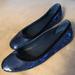 Gucci Shoes | Gucci Navy 7.5 Blue Sequin Ballet Flats Shoes Style 147737 Us 7 1/2 | Color: Blue | Size: 7.5