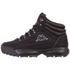 Schnürboots KAPPA, Gr. 36, schwarz, Synthetik, unifarben, sportlich, Schuhe, mit kuschelig-warmem Futter