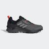 Wanderschuh ADIDAS TERREX "TERREX AX4 GORE-TEX", Gr. 47, grau (grau six, grau four, solar rot), Textil, Synthetik, sportlich, Schuhe, wasserdicht, Topseller