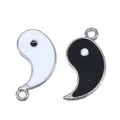 Bijoux de couple yin et yang collier cassé pendentif meilleur ami accessoires faits à la main 6