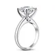IOGOU-Bagues de mariage en argent regardé 3.0 avec diamant Moissanite pour femme 100% carat