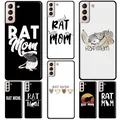 Rat Mom – coque de téléphone portable étui pour Samsung Galaxy S21 S20 FE S8 S9 S10 Note 10 Plus