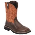 JUSTIN ORIGINAL WORKBOOTS SE4300 Western Boot,D,10,Brown,PR