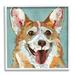 Stupell Industries Vintage Ephemera Corgi Portrait Collage Framed Giclee Texturized Wall Art By Traci Anderson_aq-420 in Blue/Brown/Gray | Wayfair