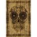 The Holiday Aisle® Wood Engraved Candy Skull - Wrapped Canvas Print Canvas | 30 H x 20 W x 1.25 D in | Wayfair 5A0227E858FB4AD3ADCCACAD481D464B