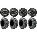 System 3 SB-6 15 Wheels Black (5+2) 31 Bogger Tires Polaris RZR XP 1000 / PRO XP / Ranger XP 900/1000