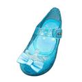 JDEFEG Baby Shoes 6 Toddler Girls Shoes Flash Diamond Soft Sole Non Slip Sandals Jelly Dance Shoes Princess Shoes Baby Sambas Baby Booties Mesh Blue 30