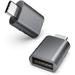 USB C to USB Adapter Pack of 2 USB C Male to USB3 Female Adapter Compatible with MacBook Pro 2021 iMac iPad Mini 6/Pro MacBook Air 2020 and Other Type C or Thunderbolt 4/3 Devices Space Grey