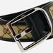 Gucci Accessories | Authentic New Gucci Gg Canvas Brown Leather Palladium Buckle Belt Men’s | Color: Brown | Size: 105cm/41inches