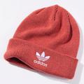 Adidas Accessories | Adidas Originals Trefoil Magic Earth Red Knit Beanie Hat | Color: Pink/White | Size: Os