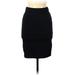 Forever 21 Casual Skirt: Black Solid Bottoms - Women's Size Medium