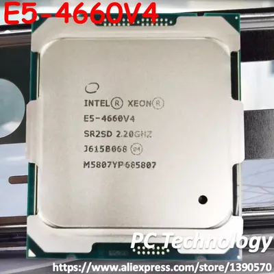 Processeur Intel Xeon d'origine E5-4660V4 QS 2.20GHZ 16 cœurs E5 4660 V4 40 Mo E5-4660 V4 LGA2011-3