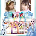 Autocollants Disney pour ongles reine des neiges Elsa et Anna princesse os sirène boucles