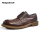 Chaussures Brogue en Cuir group pour Homme Souliers Oxford Décontractés Cuir de Vache Style