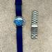Michael Kors Accessories | Michael Kors 45mm Hunger Stop Watch Mk 8314 | Color: Blue/Silver | Size: 45mm
