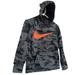 Nike Shirts & Tops | Nike Dri Fit Boys Kids Medium Thermo Hoodie Black Gray Flourescent Orange Swoosh | Color: Black/Gray | Size: Mb