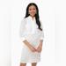 Tory Burch Dresses | Nwt Tory Burch Eyelet Patchwork Shirtdress | Color: White | Size: 4