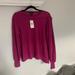 Jessica Simpson Tops | Nwt- Jessica Simpson Waffle Puff Long Sleeve Top- Size Medium. Magenta Color | Color: Pink/Purple | Size: M