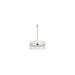 Serephina 25 inch crystal round pendant light in chrome