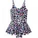 Esho Girls One-Piece Swimsuits Little Girls Bikini Bathing Suit Teenage Girls Swimwear Beach Wear Size 4-12T