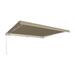 Awntech DM14-US-T 14 ft. Destin with Hood Manual Retractable Awning Tan - 120 in.