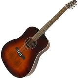 Seagull 041817 Maritime SWS Mahogany Burnt Umber GT QIT Acoustic-Electric Guitar