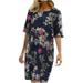 Mini Dress Women s Plus Size Vintage Bohemian Floral Dresses Empire Waist Knee Length Party Gown Dresses