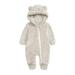 Jumpsuit Coat Hooded Romper Baby Boy Jacket Outerwear Girl Footed Girls Coat jacket Winter Coat for Teenage Girls Girls Trench Coat 4t Girls down Coat Ski Jacket Girls Size 14 Kids Winter Coats