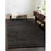 Unique Loom Indoor Rectangular Solid Print Modern Area Rugs Gray 10 0 x 13 0