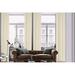 3S Brother s Home Decorative Ecru Curtains 100 Wide Extra Long Luxury Colors Linen Look Custom Made 5-25 Feet Made in Turkey Hang Back Tab & Rod Pocket Single Panel Home DÃ©cor (100 Wx252 L)