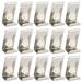 100PCS/Set Picture Photo Frame Clip Picture Hangers Picture Hanging Hooks for Picture Frame Hanging (Silver)