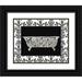 Glass Susan Eby 14x12 Black Ornate Wood Framed with Double Matting Museum Art Print Titled - Paris Hotel Tub III