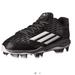 Adidas Shoes | Adidas Cleats Power Alley 3 Litestrike Mens 13 Baseball Golf Sport Black Shoes | Color: Black/White | Size: 13