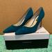 Nine West Shoes | Brand New In Box Nine West Deep Green Pumps 3” Heels Size 7.5 M | Color: Green | Size: 7.5