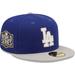Men's New Era Royal/Gray Los Angeles Dodgers 2020 World Series Champions Letterman 59FIFTY Fitted Hat