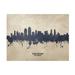 Michael Tompsett San Diego Skyline Concrete Canvas Art